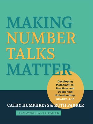 cover image of Making Number Talks Matter